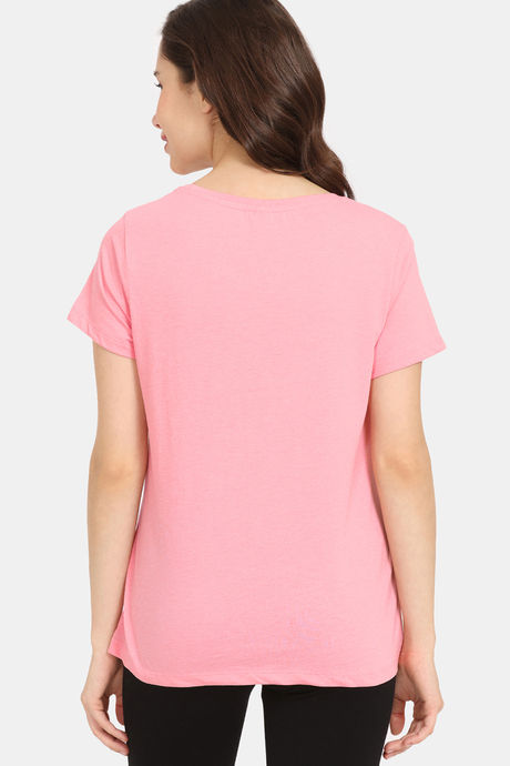 Rosaline Bloom Fest Knit Cotton Top (Pack of 2) - Blue Pink — image 4